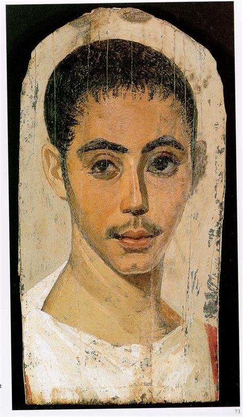 Fresco From Fayum: Unveiling the Enigmatic Gaze and Exquisite Details!