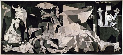 Guernica - Surrealist Nightmares Captured in Monumental Brushstrokes!