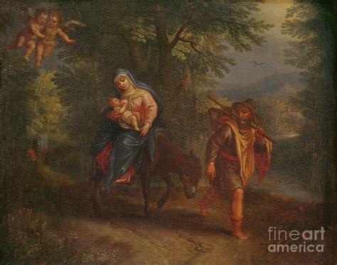 The Flight into Egypt, A Masterpiece of Baroque Luminosity and Emotional Depth!