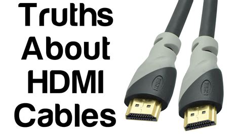 hdmi 케이블, 왜 우리는 여전히 그것에 대해 이야기하는가?